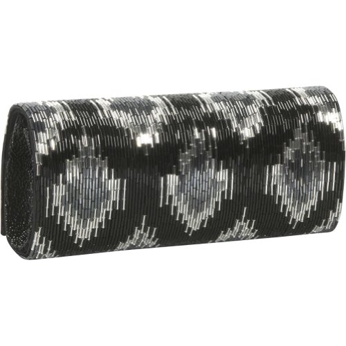 Inge Christopher Beaded Ikat Clutch