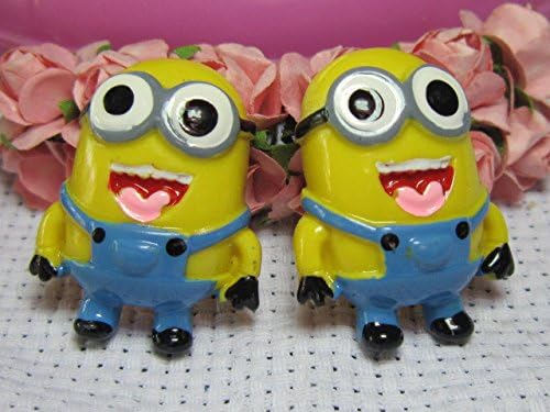 24pcs 30*23mm "Despicable Me Minions" Resin Fridge Sticker Diy Accessories