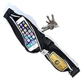 Running Gear By Sport2People ● Running Belt Pack ● Running Fanny Pack ● Runner Waist Pack ● Running Accessories ● Waterproof Waist Pack ● Fitness Belt with Reflective Crotch and Opening for Headphones