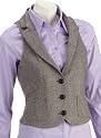 Esprit soft Tweed W21824 Damen Westen