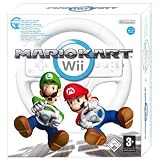 Nintendo Wii Mario Kart with Wheel Game Official UK