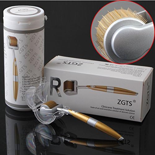 ZGTS Titanium Facial Skin Care Roller For Anti Ageing Cellulite 192 Needle (1.0mm)