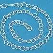 St Silver Heart Chain Bulk By The Foot Unfinished 3.8mm