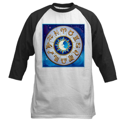 Artsmith, Inc. Baseball Jersey Zodiac Astrology Wheel
