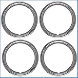 16' Stainless Trim Rings Set 1 3/4' Depth Beauty Rings New Set of 4