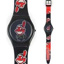 Cleveland Indians Fan Series Kids Digital Watch - MLB Baseball Fan Shop Sports Team Merchandise