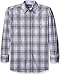 Wrangler Men's Big-Tall Wrinkle Resist Western Long Sleeve Two Pocket Woven Shirt