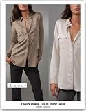 【Theory】【セオリー】Dolson Topデザインシャツ【予約商品s】の画像