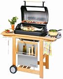 Eigenschaften Campingaz 203902 / Campingaz 203902 RBS¿ Woody Grande Deluxe Holzwagen, ca. 2.000 cm², mit Metallfrontplatte und Seitenkocher