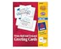 Avery 3378 Personal creations textured heavyweight 1/2-fold cards/envs, 5-1/2x8-1/2, 30/bx