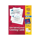 Avery 3378 Personal creations textured heavyweight 1/2-fold cards/envs, 5-1/2x8-1/2, 30/bx