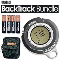 Bushnell 360053 GPS BackTrack Personal Locator Tech Gray Kit With Case and 4 AAA Batteries