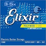 guitar strings Elixir Strings Electric Guitar Strings 6 String Super Light POLYWEB Coating Electronics guitar strings