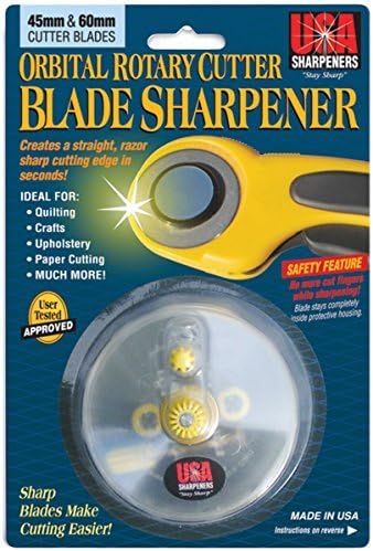 Orbital rotary blade sharpener -