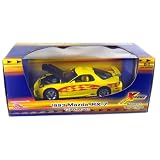 1993 Mazda RX-7 Import Tuners 1:18 Scale (Yellow Red Graphics) by Ertl Collectibles
