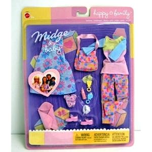 Barbie Midge and Baby Happy Family Fashions (2002) by