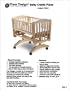 Nursery Baby Cradle Bed Project Plans/patterns -Design #5CRD1