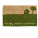 Happy Home Coir Door Mat (Green) (18\