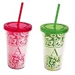 Floral Monogram Insulated Cups Floral Monogram Insulated Cups