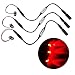 3 Pack red LED Micro Effect Light kit with Flash Blink Strobe Flicker dimmer Control 9 Volt Battery Operated for Props Scenery – Narrow Spotlight Beam
