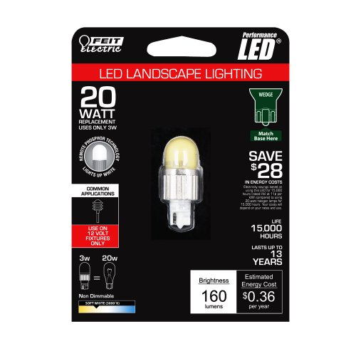 Feit LVW/LED LED Wedge Base Landscape Lighting,  12-volt