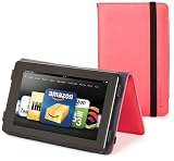Marware Eco-Vue Genuine Leather Case Cover for Kindle Fire, Pink (does not fit Kindle Fire HD)