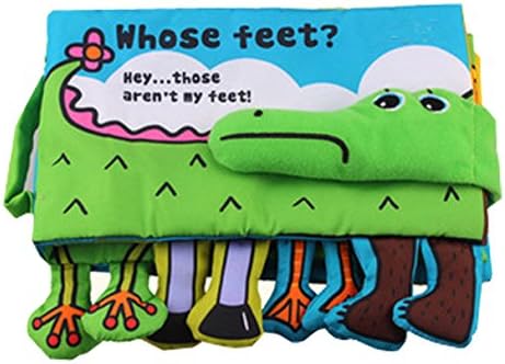 Whose Feet Interesting Soft Book Early Eduction Book