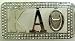 Kappa Alpha Theta Sorority Rhinestone Belt Buckle
