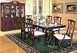 BEAUTIFUL NEW MOHAGONY SET OF 2 CUSHIONED SIDE CHAIRS