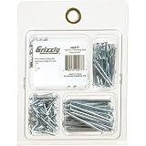 Grizzly H0577 Nail Assortment - Steel 150 pc.