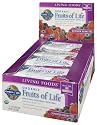 Garden of Life Fruits of Life Living Foods Whole Food Antioxidant Matrix Bar, Organic, Summer Berry, 2.25 Ounce Bar (Pack of 12)
