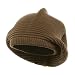 Medium Crown New rasta Beanie Hat - khaki W27S28C