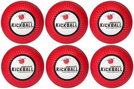 Red Underdog Kickball, 10" [Pack of 6]