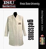 Illinois State Redbirds Long Lab Coat from GelScrubs - B000BJIMXM