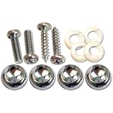 Pilot Diamond Cap License Plate Fasteners