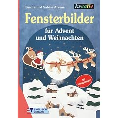 Fensterbilder f�r Advent und Weihnachten