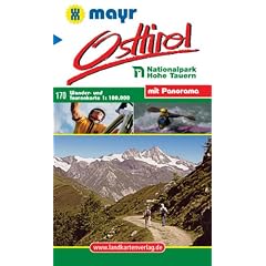 Osttirol 1 : 100 000: Wander- und Tourenkarte mit Panorama