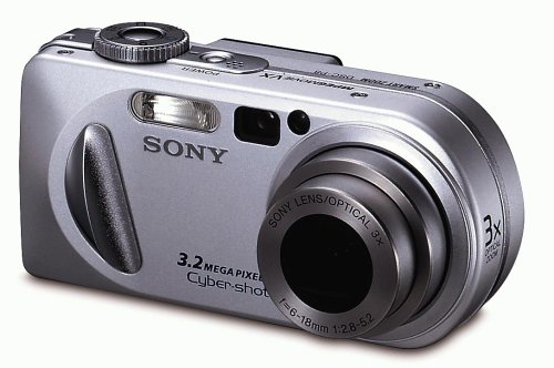 Sony Cyber-shot DSC-P8 Digitalkamera (3,2 Megapixel) silber