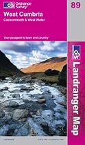 West Cumbria, Cockermouth and Wast Water (OS Landranger Map Series) (OS Landranger Map Series)