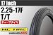 【ビジネスバイク用高品質タイヤ】新品 タイヤ 2.25-17 4PR T/T フロント□