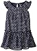 Nautica Girls' Polka Dot Chiffon Dress with Flutter Sleeve