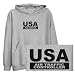 SWEATSHIRT HEATHER GRAY " USA AIR TRAFFIC CONTROLLER " Large
