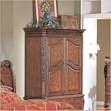 distressed armoires:Rockport TV Armoire in Distressed Dark Cherry