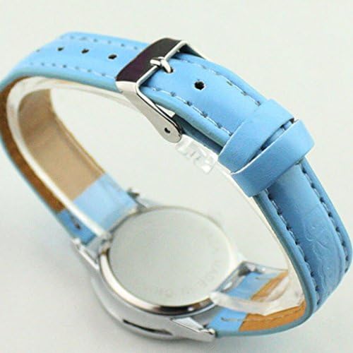 Blue Cartoon Doraemon Leather Watches for Children