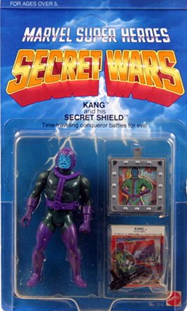  Marvel Secret Wars KANG Action Figure w/Secret Shield (1983 Mattel)