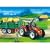 Tractor with Hay Trailer