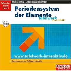 Bausteine Tafelwerk interaktiv. Chemie. Periodensystem der Elemente (PSE). CD-ROM f�r Win 98 SE, ME, 2000, XP.  (Lernmaterialien)