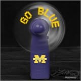 Michigan Wolverines Navy Blue Light-up Message Fan
