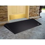 Rubber Threshold Ramps with Beveled Edges (Set of 2) Size: 1.5