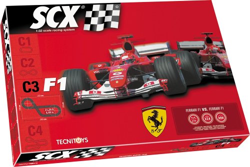 Childrens Toyshop  Toys : SCX C3 F1 Ferrari 1:32 Scale Racing System